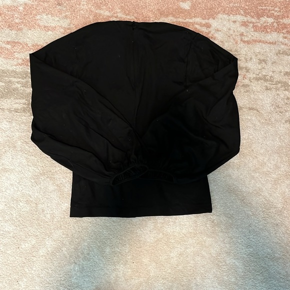 Womens Wool Crewneck Blouse - Picture 5 of 6